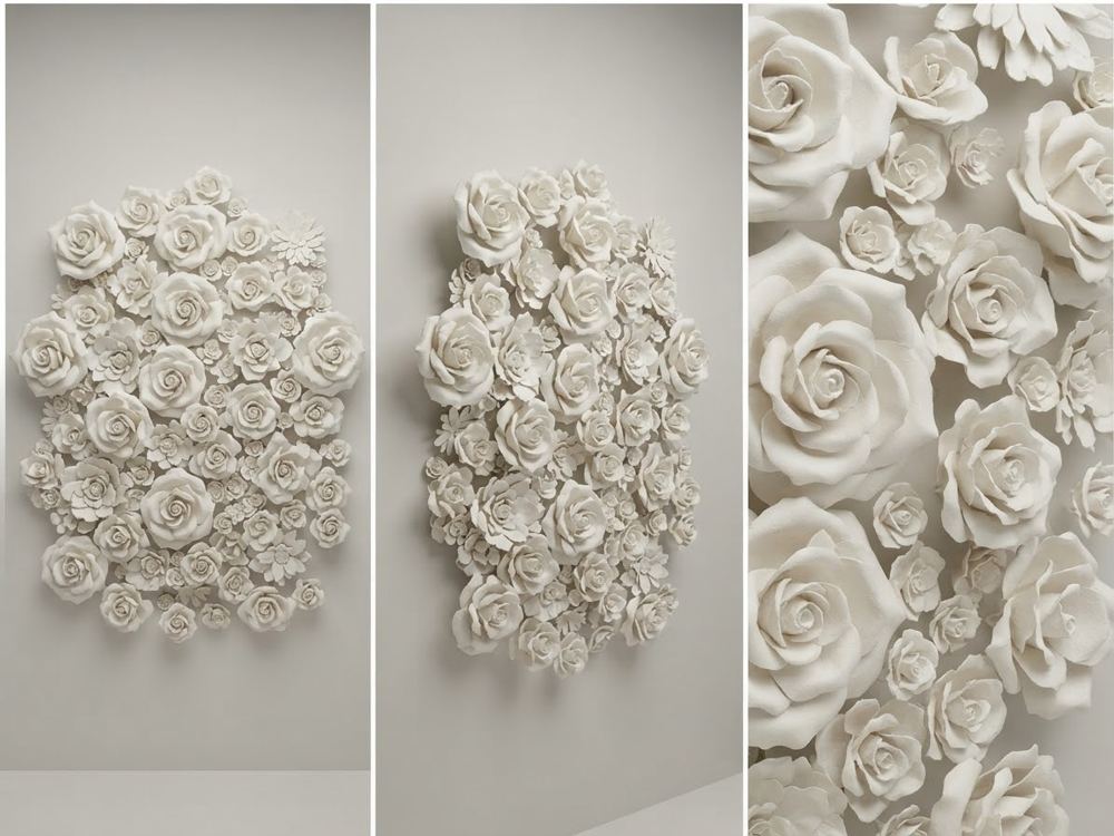 Pared de rosas